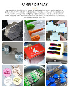 CCD hình ảnh định vị tự động tập trung tầm nhìn Hệ thống bay CO2 galvo <span class=keywords><strong>Laser</strong></span> đánh dấu máy cho gỗ - Product Image 2