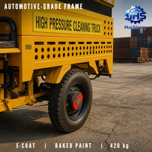 Tricycle électrique JHS D600, camion de nettoyage haute pression, 4000W, 200kg/cm, 15L/min, réservoir d'eau de 600L, <span class=keywords><strong>batterie</strong></span> 60V - Product Image 2