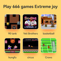 Cadeaux chauds jouets de jeu pour deux jeux rétro 666 jeux 3.5 pouces connecter TV Double Sparring lecteur de jeu vidéo G7 Console de jeu portable