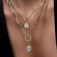 Collier Ginee pour femme en acier inoxydable avec perles de fraises, multirangs, style vintage, bijou fantaisie tendance