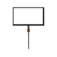 Écran tactile capacitif de 9 pouces avec résolution 1024x600 et dureté de surface 3H pour la navigation automobile et le contrôle industriel