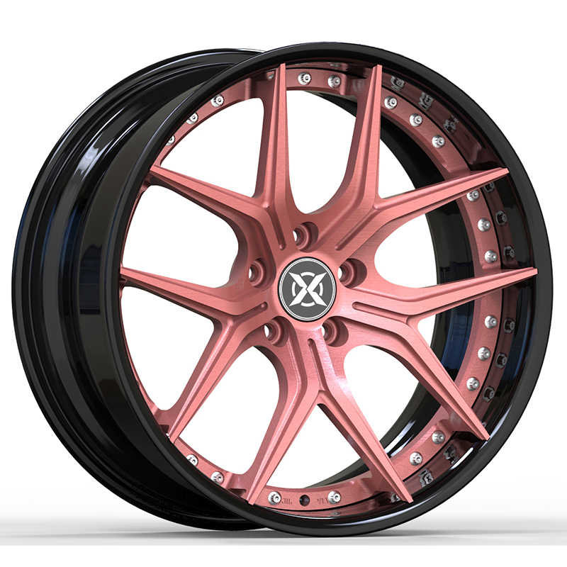 Wheel Rim Rimas De Ruedas Colored Car Alloy Hot Sale R21 5x112 Forged Wheels CNC Passenger Car Modified Brushed 20mm