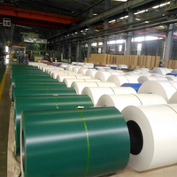 Bobina de Acero Galvanizado Prepintado PPGI Azul Ultramarino RAL5023 con Certificación BIS, Ideal para Almacenes Marítimos y Portuarios