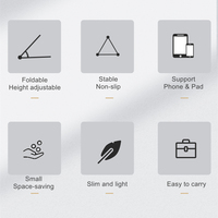 Support de téléphone Portable de pouces, appui réglable à Angle pour tablette et accessoires