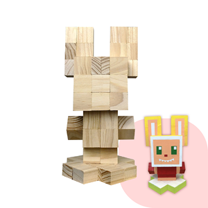 Diseño personalizado BABYTHREE DIY Kit para colorear hecho a mano estatuilla de madera niños listo para pintar Arte Creativo juguete seguro bordes animales - Product Image 3