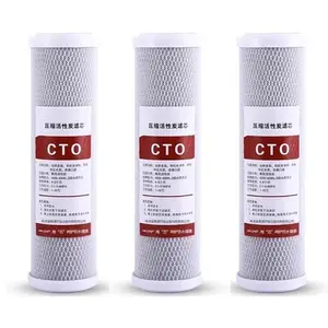 Original Direct Sale Water Filter Cartridge Carbon Block Filter Cartridge CTO Compressed Activated Carbon Can Be Customized