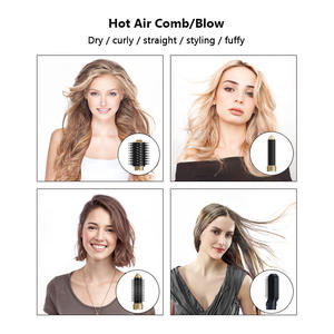 Cross Border Multi Styler <b>Hair</b> <b>Dryer</b> With 5 In 1 Attachments Auto Curling Electric Hot Air Comb DC Motor 220V - Product Image 4