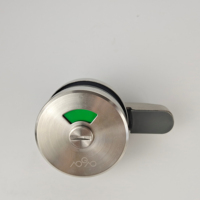 Serrure de porte d'indicateur de toilettes de nouvelle conception 2021, serrure de cabine de toilettes