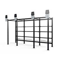 HYROX Rack – Équipement de Gym Commercial Multifonctionnel pour Entraînement de Force et Fitness – Rack d'Entraînement Complet pour la Compétition