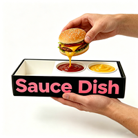 Boîtes personnalisées en carton recyclable pour sauces, style sauce à tremper, pour hamburgers et poulet frit – Personnalisation usine