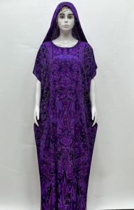 Nuovo Abito Boubou Stampato Europa Stati Uniti, Abbigliamento Africano, Abaya, Vestito Dashiki per <span class=keywords><strong>Donne</strong></span> Musulmane, Taglie Grandi, Moda Estiva, Abito Kaftan - Product Image 4