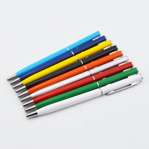 Wholesale Super Slim Metal <b>Ballpoint</b> <b>Pen</b> with Custom Logo Promotional Gift for Hotels - Product Image 1