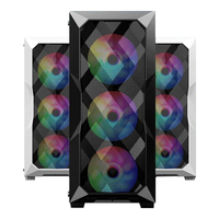 Boîtiers d'ordinateur tours armoire de jeu avec ventilateur rgb argb refroidisseur de processeur alimentation service préinstallé ensemble d'ordinateur complet construire