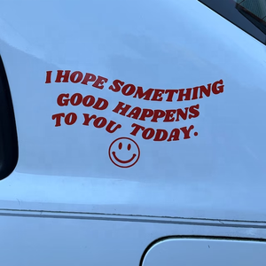 Autocollant de <span class=keywords><strong>pare</strong></span>-<span class=keywords><strong>brise</strong></span> personnalisé inspirant pour voitures camions citation positive autocollant de <span class=keywords><strong>pare</strong></span>-chocs en vinyle gentil rappel décalcomanie de transfert de fenêtre - Product Image 4