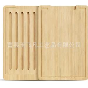 Tabla de Cortar Pan de Madera de Acacia, Rectangular, Multifuncional, para Cocina, Comedor y Hogar - Product Image 4