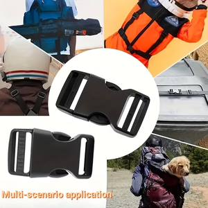 Gesper Lepas Cepat 20mm untuk Kalung Hewan Peliharaan, Gesper Sabuk Plastik, Logo Kustom, Gesper Geser Lepas Otomatis, Gesper Penyesuaian, Tali Tas Tangan - Product Image 6