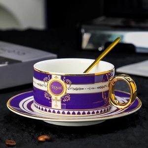 ชุดกาแฟเซรามิกสไตล์ยุโรปข้ามพรมแดน ดีไซน์หรูหรา สวยงาม โดดเด่น เป็นของขวัญขึ้นบ้านใหม่สุดพิเศษ - Product Image 4
