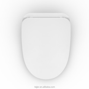 Siège de toilette électronique massant avec bidet intégré, forme allongée - Product Image 5