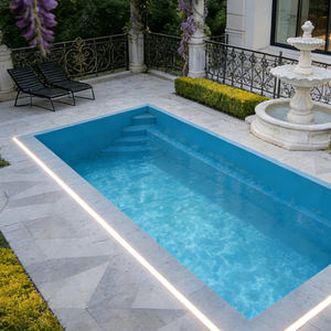 Piscina de FRP para Niños y Adultos, para Instalar en el Suelo, Resistente a los Rayos UV, Ecológica, Duradera, de Forma Rectangular, Fácil de Instalar, 10 mm de Grosor - Product Image 6