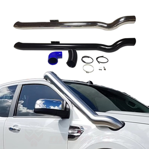 Snorkel en acier inoxydable de 4 pouces pour <span class=keywords><strong>Ford</strong></span> <span class=keywords><strong>Ranger</strong></span> T6 T7 T8 2012+, prise d'air, tuyau de plongée, snorkel 4x4, kit pour véhicules tout-terrain - Product Image 1