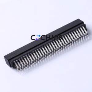 ER62BGFBK Gold Finger Connector Bent Lead Through Hole,P=2.54mm Connector EDGE SLOT 2.54mm 62P Right Angle Insert - Product Image 2