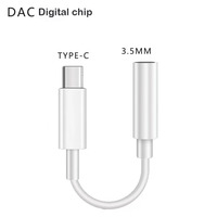 Meilleure vente Adaptateur casque de type C à 3.5mm Câble audio pour écouteurs AUX USB C Jack