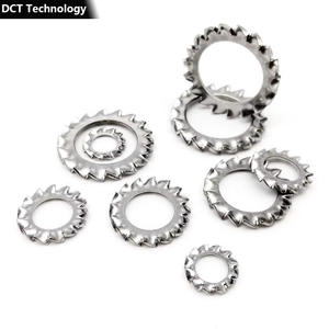 Rondelle de sécurité dentée à double face en acier inoxydable, rondelle de sécurité dentée à double face, DIN9250 (m3-m20), noir ou naturel ou autre - Product Image 3