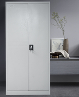 Foshan Armoire en acier boîte métal inoxydable classement avec verre 2 4 6 porte casier tiroir de rangement pour bureau Garage fichier outil mur