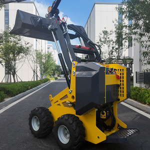 LIVRAISON GRATUITE CE EPA ISO Mini-chargeuse sur pneus télécommandée 75 CV <span class=keywords><strong>Moteur</strong></span> Diesel 1000 kg avec lame de bouteur - Product Image 1