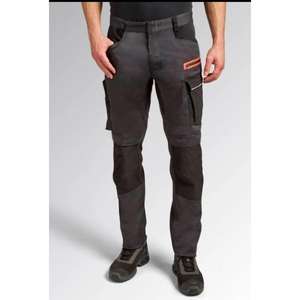 DIADORA UTILITY - 702.180800-C8817/M Pantalon performance extensible à matières mixtes PANTALON DE TRAVAIL Noir/Phantom - Product Image 2