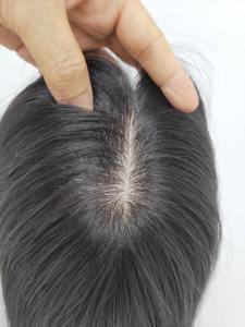 Peluca de Cabello Humano Natural de 12 Pulgadas con Clip, Ligera y Transpirable, Diseño Premium WIGTS, Colores Naturales, Estilo Libre - Product Image 6