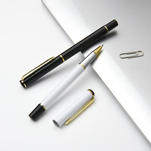 Metal Ballpoint <b>Pen</b> Custom Logo Silk Screen Printing Corporate Gift Promotion <b>Pen</b> Black <b>Refill</b> China Made - Product Image 3