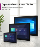Pantalla Táctil TouchPie Wall de 27, 32, 43, 49, 55 y 65 Pulgadas, Monitor Táctil PCAP y Panel Táctil para PC, Compatible con OPS PC para Eventos