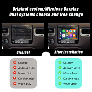 CZT-AUTO écran d'origine mise à niveau Android Auto pour Volkswagen 2011-2019 Mirror Link Radio CarPlay sans fil Apple CarPlay - Product Image 3