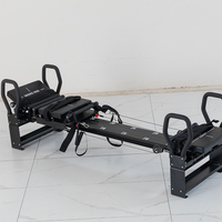 Equipo de Fitness Multifuncional Boutique Studio Workout Xformer Reformer para Yoga y Pilates con Resistencia Deslizante y Múltiples Resortes