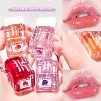 Huile à lèvres brillante aux fruits, hydratante, repulpante, effet miroir, transparente, Maquillaje Por Mayor Brillo Labial