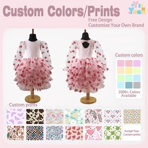 Nuevo Vestido de Tul con Corazón Rojo para el Día de San Valentín, Vestido de Ballet, Vestido de Tul para Niñas, Boutique, Personalizado, Rosa, Informal, Formal - Product Image 3