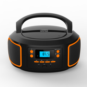 กล่องวิทยุสเตอริโอแบบพกพา4วัตต์พร้อมจอแสดงผล LED เครื่องเล่น CD อินพุต AUX สำหรับซีดีดีวีดีเครื่องเล่น CD DVD - Product Image 4