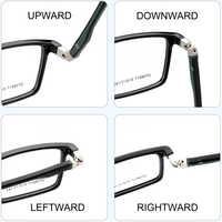 Monture de Lunettes Optiques de Luxe à Charnière TR90 à 360 Degrés, Style Tendance, Design Spécial, Vente Chaude, Monture de Lunettes de Vue Myopie, Vente en Gros