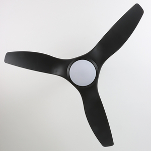 Gesheng 52 Inch Màu Đen Ngoài Trời Quạt Trần 3 ABS Lưỡi Thông Minh DC Hiện Đại Điều Khiển Từ Xa Quạt Trần Với Ánh Sáng - Product Image 4