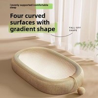 Grattoir pour chat de grande taille de qualité supérieure, combo durable avec lit en sisal et surface anti-déchirures sans peluches, style moderne, fournitures pour animaux de compagnie
