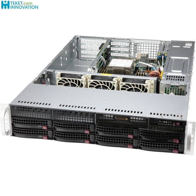 Supermicro CSE-815TQC-R706WB2 CSE-813MFTQ-R400CB CSE-825TQC-R609WB CSE-825TQ-R740WB 1U 2U Server Chassis with Power Supply