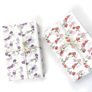 Papel de Regalo Antiarrugas de 17 g/m² de la Marca Veronica, Papel de Seda Ecológico con Diseño de Rosas para Envolver Regalos, Manualidades, Embalaje, Día de San Valentín - Product Image 6