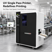 Mesin Cetak Digital UV LED CMYK+W High Speed Single Pass CHICAI untuk Tas Non-Woven dan Tas Belanja