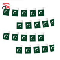 Vente directe usine – Nouveauté 2026 : Ensemble de cadeaux patriotiques de haute qualité avec drapeau du Pakistan imprimé, idéal pour la décoration de fêtes