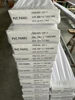 Plafond en grille PVC moderne, ignifuge, léger, anti-jaunissement, panneau d'isolation thermique, décoration pour bâtiments résidentiels et commerciaux