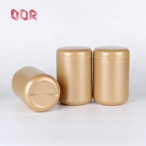 1000ml <b>Big</b> HDPE Gold Protein Powder <b>Jar</b> with Spacer Cover Premium Quality Milk Powder Container Customizable Color Capacity - Product Image 6