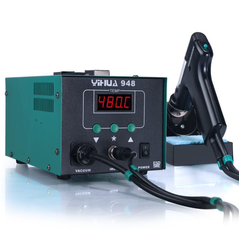 YIHUA 948 ESD безопасный припой, сварочные инструменты, 90 Вт, Ремонтный паяльник, отсасывает оловянный Вакуумный паяльник, паяльная станция