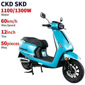 Motocicleta CKD de 12 Pulgadas, Nueva Llegada, 1100/1300W, Velocidad de 60 km/h, Scooter Colorido para 2 Personas, Ciclomotor para Adultos - Product Image 1