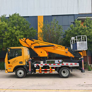 Neuer <span class=keywords><strong>Diesel</strong></span>-Hubarbeitsbühne-LKW mit Homan-Chassis zum Fabrikpreis, 32m Teleskop-Arbeitsbühne für Höhenarbeiten - Product Image 1